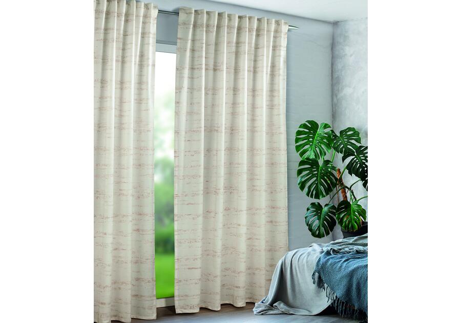 Zasłona andrean biało-złota 135x280 cm CHIC HOME
