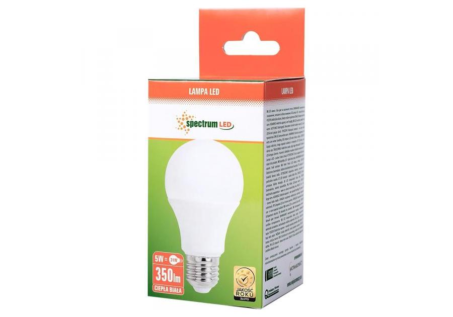 Żarówka LED 5 W E27 ciepły biały SPECTRUM
