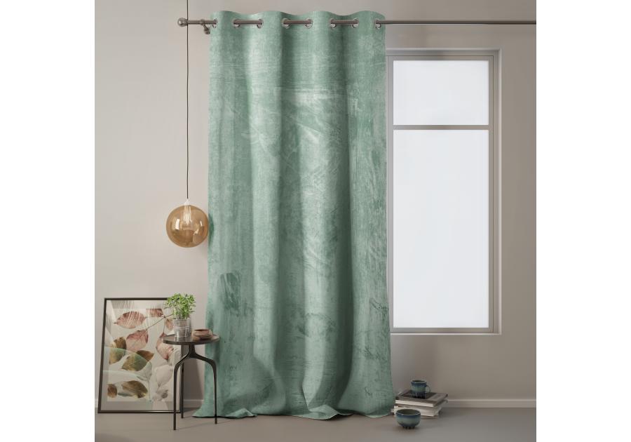 Zasłona Velvet Eyelets miętowy 140x270 cm AMELIAHOME