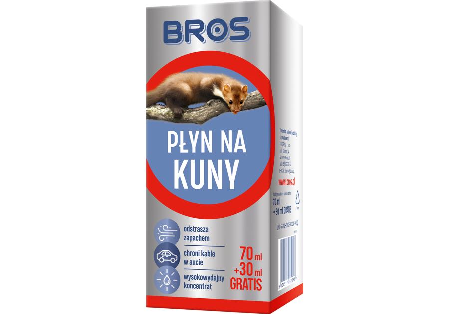 Płyn na kuny w sprayu 100 ml BROS