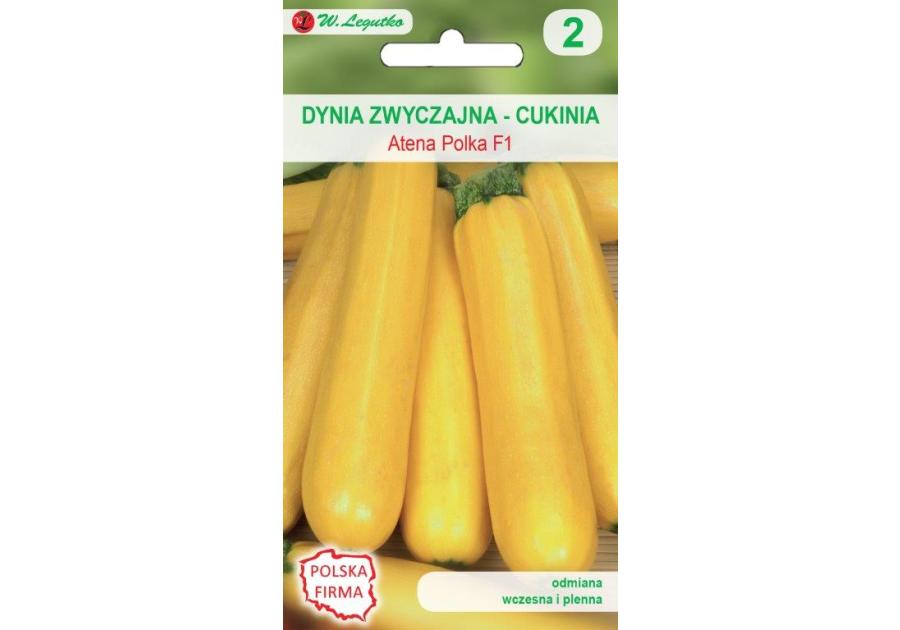 Dynia zwyczajna Cukinia Atena Polka F1 nasiona tradycyjne 2 g W. LEGUTKO