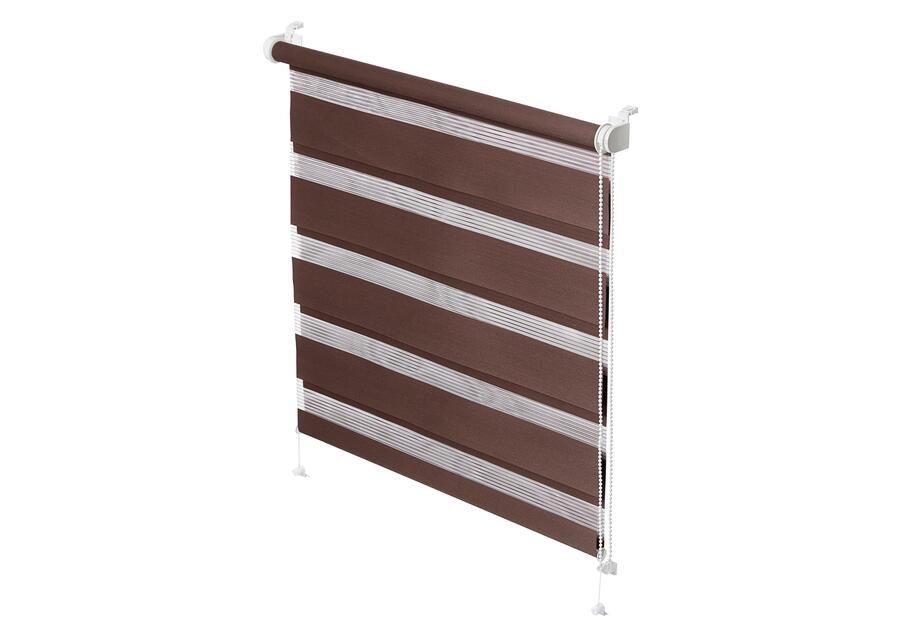 Roleta mini Zebra 725 brąz 105x150 cm GARDINIA