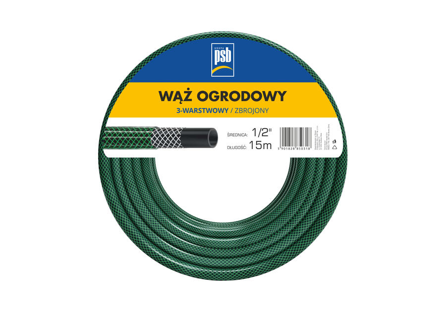 Wąż ogrodowy 1/2 - 15 m PSB
