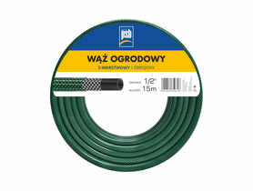 Wąż ogrodowy 1/2 - 15 m PSB