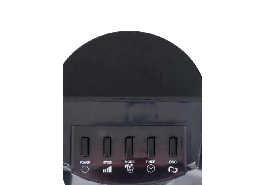 Wentylator kolumnowy czarny 50 W z pilotem KEPLAND