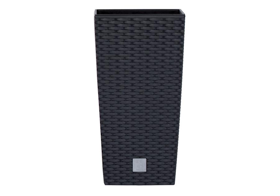 Doniczka Rato square antracytowy 287x287x550 mm PROSPERPLAST