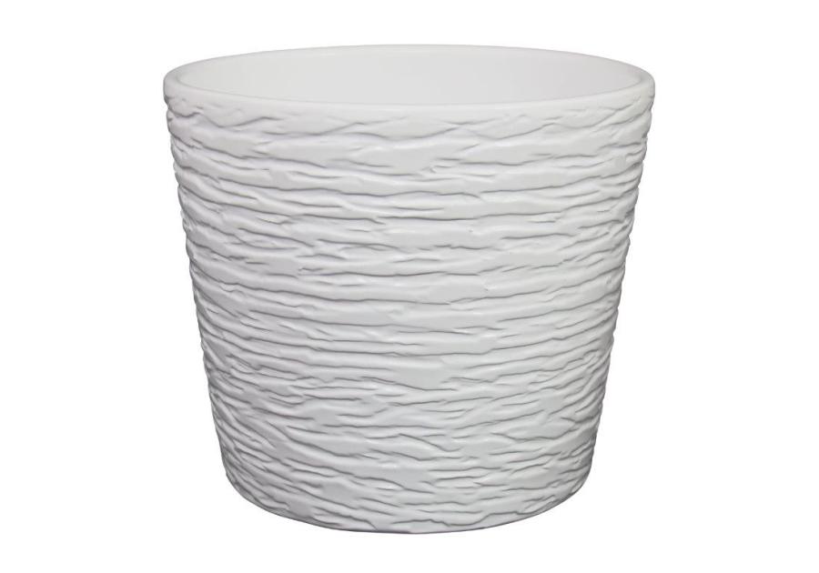 Osłonka doniczkowa 815 - 15 cm biała mat CERMAX