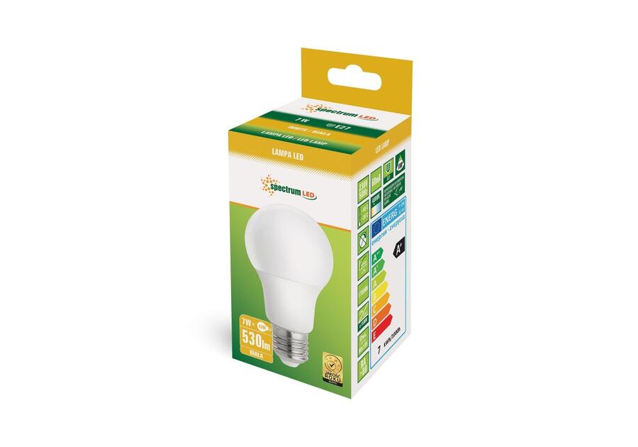 Żarówka LED GLS 7 W E27 biała neutralna SPECTRUM