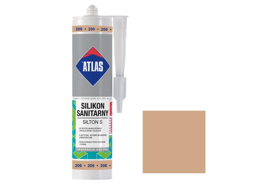 Silikon sanitarny Silton S cappucino ATLAS
