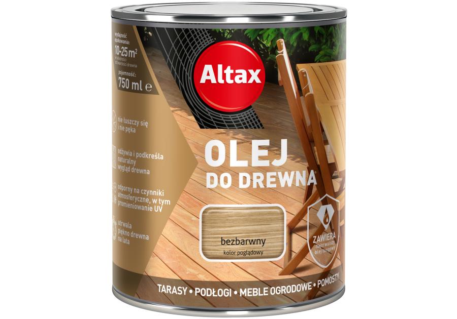 Olej do drewna 0,75 L bezbarwny ALTAX