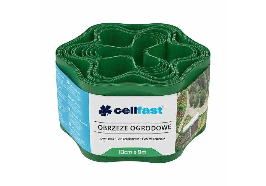 Obrzeże ogrodowe 20 cm x 900 cm zielone CELLFAST