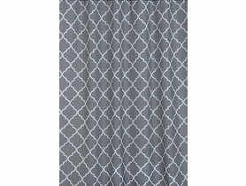 Zasłonka prysznicowa Txt Orient 180x200 cm Txt Orient szara BISK