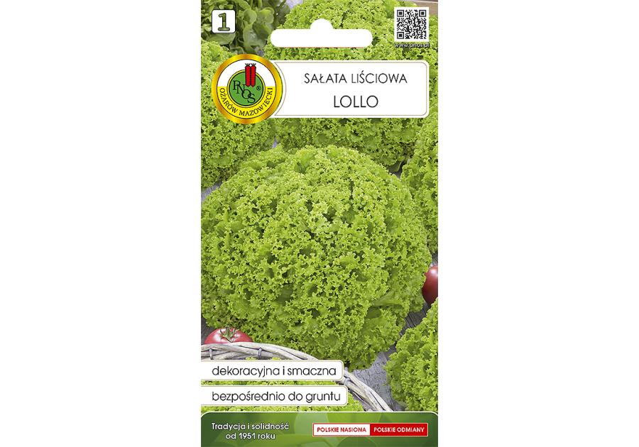 Sałata liściowa Lollo 0,5 g PNOS