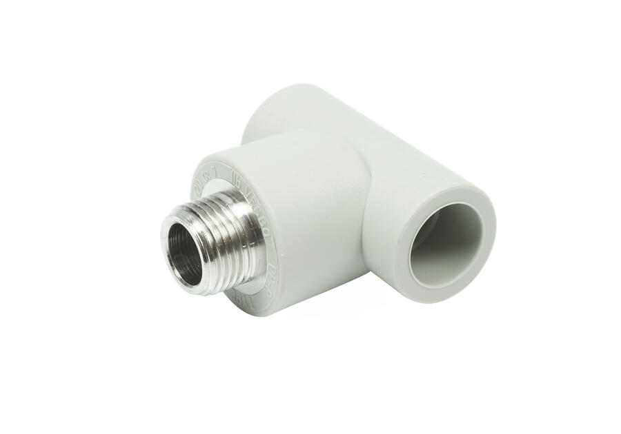 Trójnik PP 25 mm x 1/2 x 25 mm gwint zewnętrzny TYCNER
