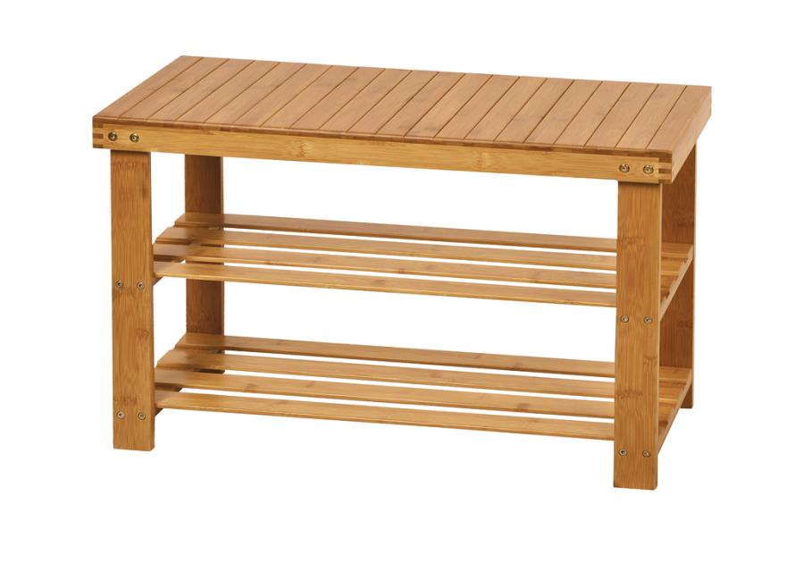 Szafka na buty z siedziskiem Sven bambus 70x27,5x45 cm TS INTERIOR