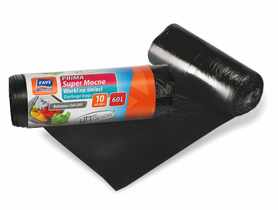 Worki na śmieci Prima 60 L LDPE czarne RAVI