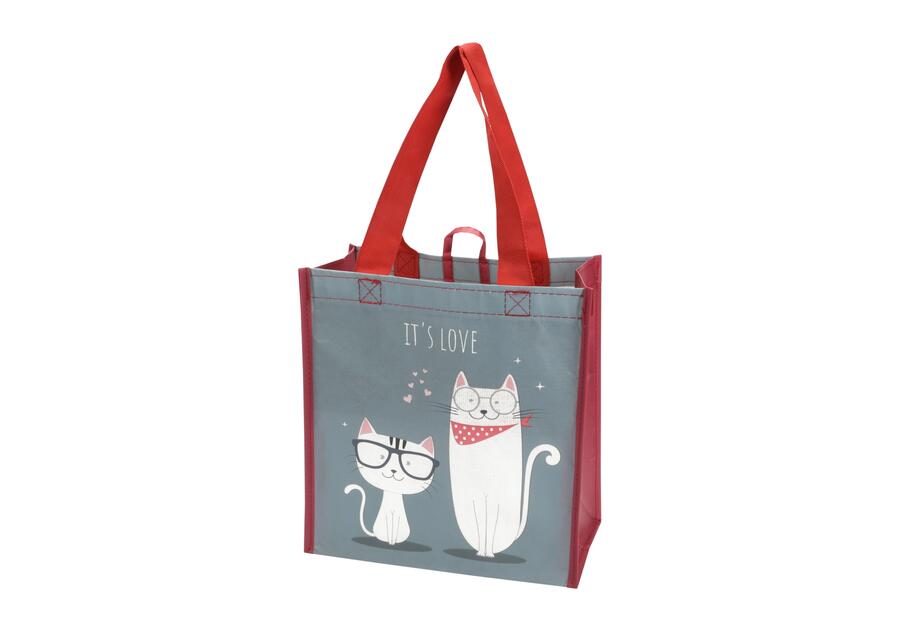 Torba na zakupy RPET 26x15x27 cm Love SIMPLE SOLUTIONS