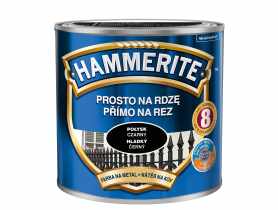 Farba do metalu 0,25 L czarny połysk HAMMERITE