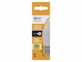 Żarówka LED candle 6 W E27 ciepła biel EMOS