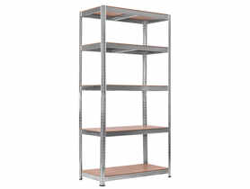 Regał metalowy 180x90x40 cm ocynkowany 5-półkowy z MDF 5 mm TC-033A PSB