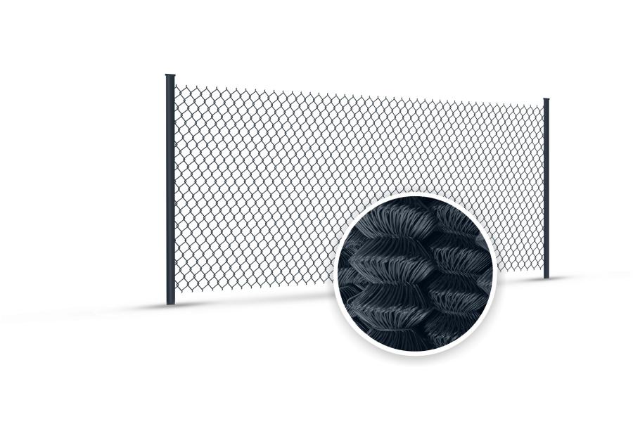 Siatka pleciona antracyt 1,25 x 10 m 1,7/2,7 VIMAR
