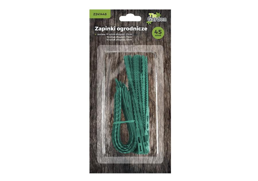 Zapinki ogrodnicze 23 cm - 15 szt.; 17 cm - 15 szt.; 13 cm - 15 szt. TIN TOURS