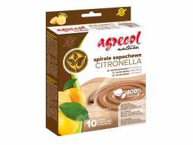 Spirale zapachowe cytrynowa natura 1 szt. AGRECOL