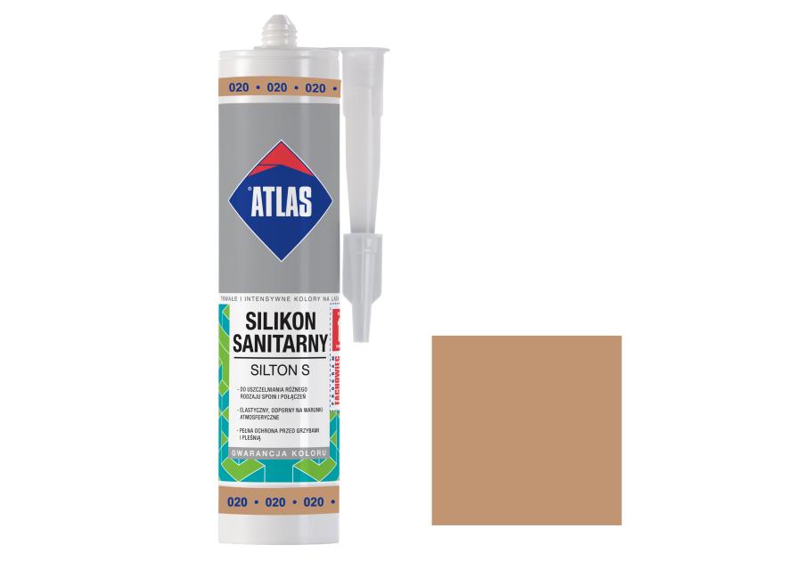 Silikon Sanitarny Silton S beżowy 280 ml ATLAS