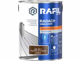 Farba dachowa brąz orzech RAL8011 5 L RADACH
