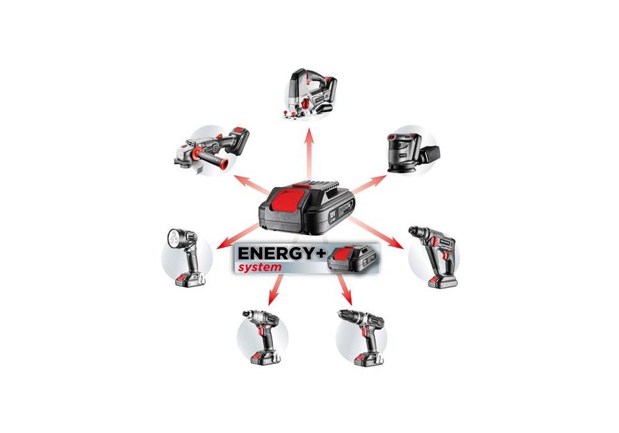 Wiertarko-wkrętarka akumulatorowa 18 V 58G006 Energy+ GRAPHITE