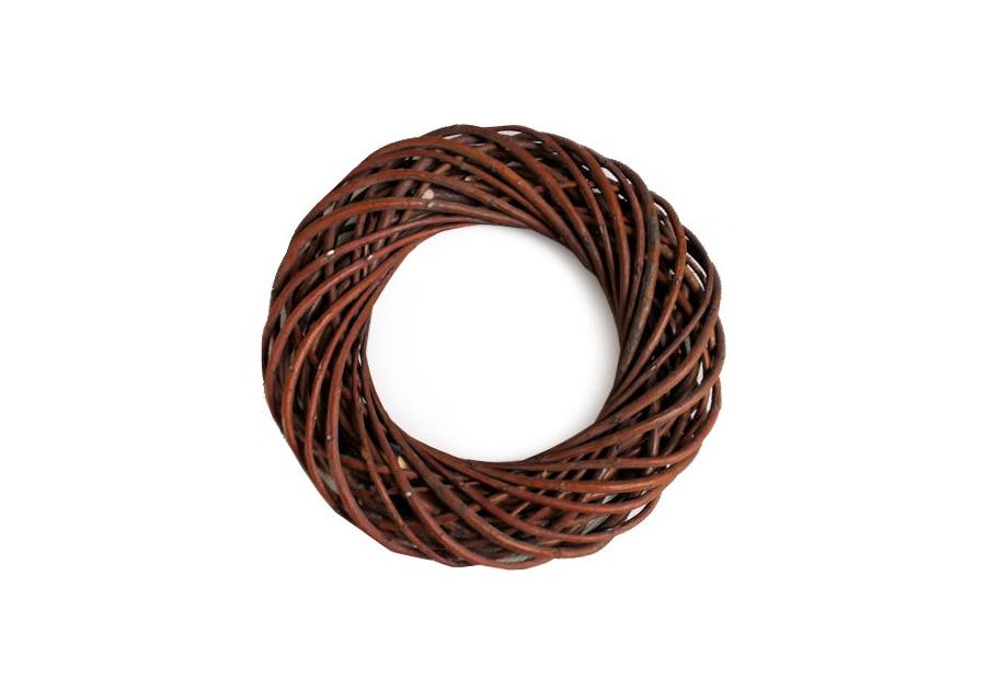Wianek wiklinowy 30 cm brązowy TIN TOURS
