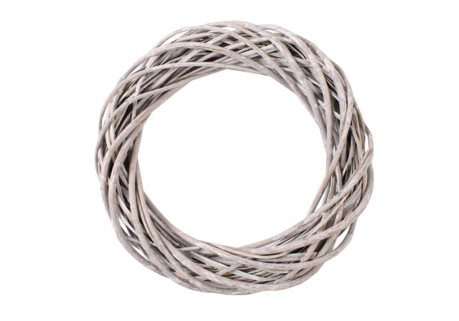 Wianek wiklinowy 35 cm dekoracyjny TIN TOURS