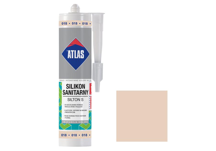 Silikon sanitarny Silton S beż pastelowy 280 ml ATLAS