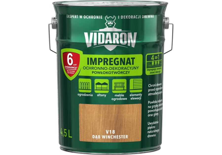 Impregnat powłokotwórczy dąb winchester V18 4,5 L VIDARON