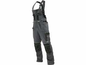 Spodnie robocze Allround line szaro-czarne ogrodniczki L-54 STALCO PREMIUM