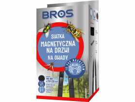 Siatka na drzwi magnetyczna 160x220 cm czarna BROS
