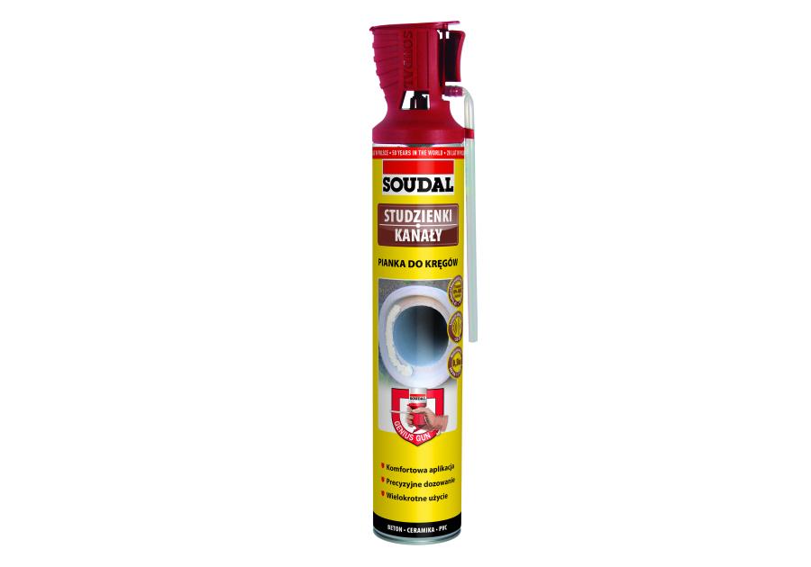 Pianka do kręgów z aplikatorem Genius Gun 750 ml SOUDAL