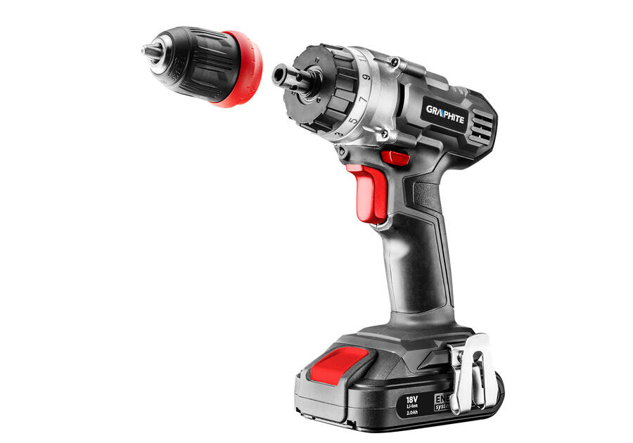 Wiertarko-wkrętarka akumulatorowa Energy 18V GRAPHITE