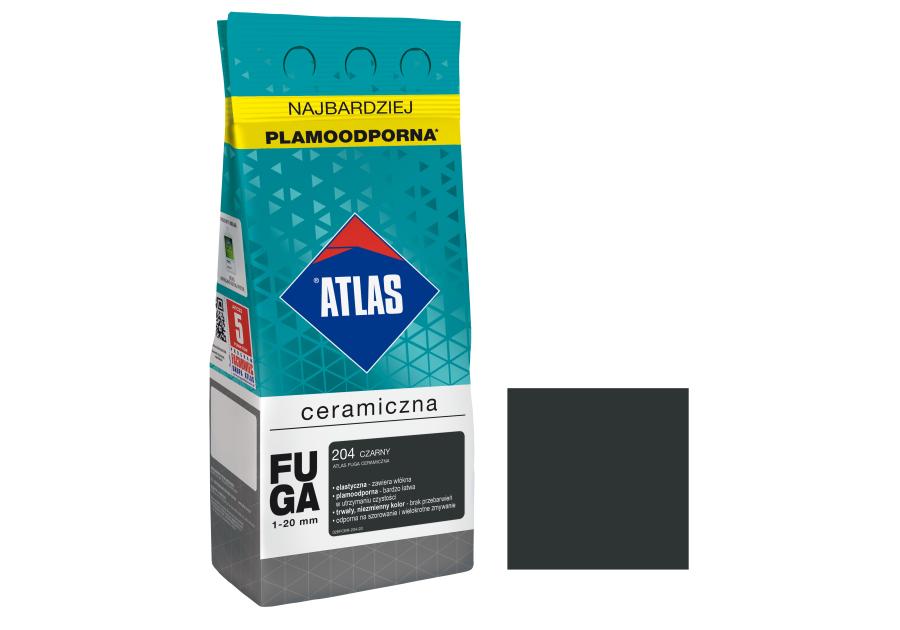 Fuga ceramiczna 204 czarny, alubag, 2 kg ATLAS