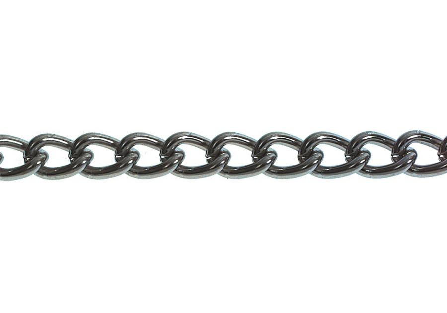 Łańuszek pancerny 1x3 mm - 50 mb niklowany HSI