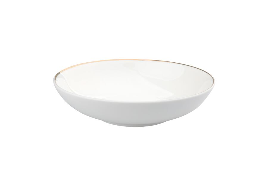 Talerz głęboki 20 cm - 450 ml Bella Złota Linia kremowyowy ALTOMDESIGN