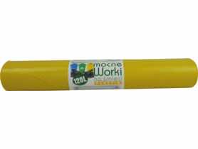 Worki na śmieci 120 L - 25 szt. żółte CLEAN MASTER