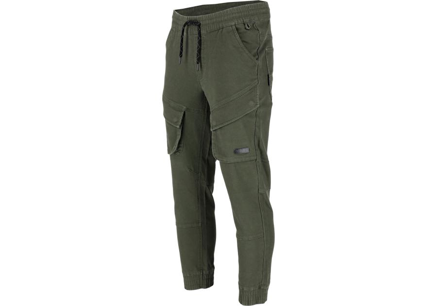 Spodnie joggery zielone stretch, 