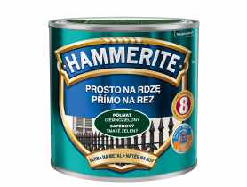 Farba do metalu 0,25 L ciemnozielony półmat HAMMERITE