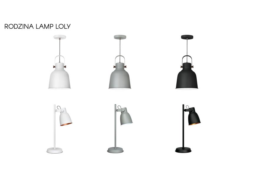 Lampka biurkowa biała AJE-LOLY White E27 ACTIVEJET