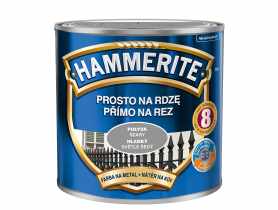 Farba do metalu 0,25 L szary połysk HAMMERITE