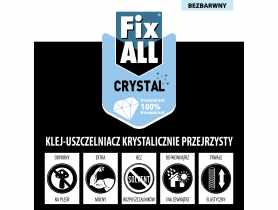 Uszczelniacz hybrydowy Fixall crystal 290 ml SOUDAL