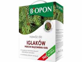 Nawóz do iglaków przeciw brązowieniu igieł granulat 3 kg BIOPON