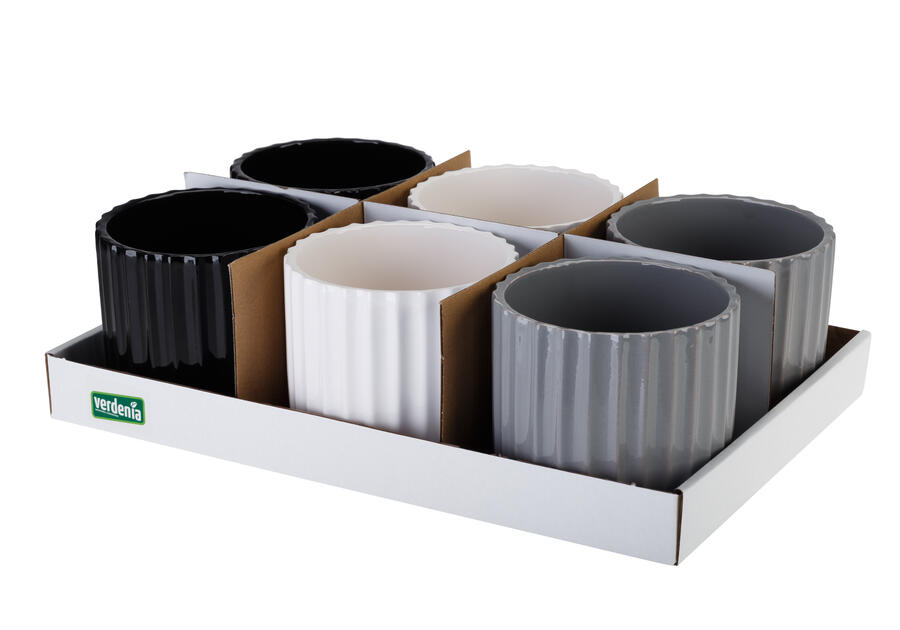 Osłonka ceramiczna 12 cm tacka VERDENIA