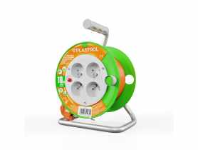 Przedłużacz bębnowy Eco PB-ST/M/10M/3X1/H05VV-F pomarańczowy PLASTROL